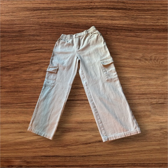 HYFVE Weekend Chiller High Waist Cargo Pants Off White Size S | Y2K Skate Style - Picture 1 of 7